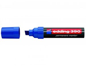 Edding Marker permanentny ścięta końcówka 4-12MM niebieski (390N ED) 1