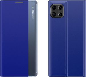 Hurtel Sleep Case pokrowiec etui z klapką typu Smart Cover Samsung Galaxy A22 5G niebieski 1