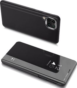 Hurtel Clear View Case futerał etui z klapką Samsung Galaxy A22 5G czarny 1