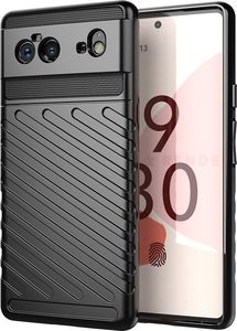 Hurtel Thunder Case elastyczne pancerne etui pokrowiec Google Pixel 6 czarny 1