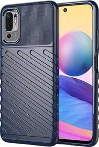Hurtel Thunder Case elastyczne pancerne etui pokrowiec Xiaomi Redmi Note 10 5G / Poco M3 Pro niebieski 1