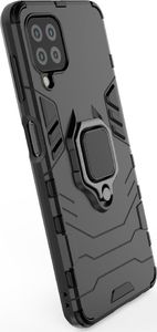 Hurtel Ring Armor pancerne hybrydowe etui pokrowiec + magnetyczny uchwyt Samsung Galaxy A22 4G czarny 5