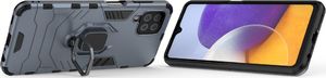 Hurtel Ring Armor pancerne hybrydowe etui pokrowiec + magnetyczny uchwyt Samsung Galaxy A22 4G niebieski 6