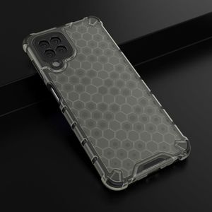 Hurtel Honeycomb etui pancerny pokrowiec z żelową ramką Samsung Galaxy A22 4G czarny 14