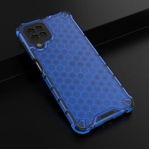 Hurtel Honeycomb etui pancerny pokrowiec z żelową ramką Samsung Galaxy A22 4G niebieski 14