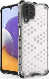 Hurtel Honeycomb etui pancerny pokrowiec z żelową ramką Samsung Galaxy A22 4G niebieski 3