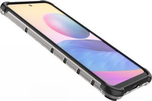 Hurtel Honeycomb etui pancerny pokrowiec z żelową ramką Xiaomi Redmi Note 10 5G / Poco M3 Pro niebieski 11
