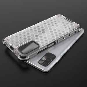 Hurtel Honeycomb etui pancerny pokrowiec z żelową ramką Xiaomi Redmi Note 10 5G / Poco M3 Pro przezroczysty 8