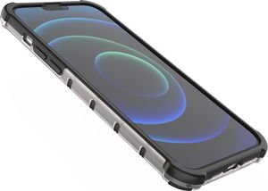 Hurtel Honeycomb etui pancerny pokrowiec z żelową ramką iPhone 13 Pro Max zielony 11