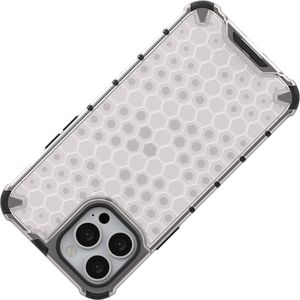 Hurtel Honeycomb etui pancerny pokrowiec z żelową ramką iPhone 13 Pro Max zielony 7