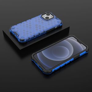 Hurtel Honeycomb etui pancerny pokrowiec z żelową ramką iPhone 13 mini czarny 13