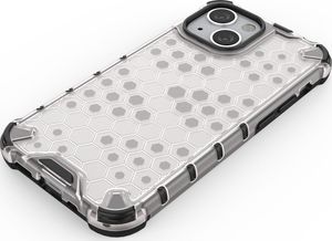 Hurtel Honeycomb etui pancerny pokrowiec z żelową ramką iPhone 13 mini czarny 5