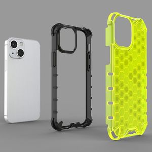 Hurtel Honeycomb etui pancerny pokrowiec z żelową ramką iPhone 13 mini czarny 6