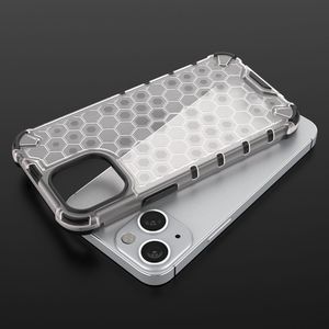 Hurtel Honeycomb etui pancerny pokrowiec z żelową ramką iPhone 13 mini niebieski 9