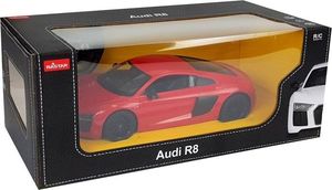 Rastar Auto R/C Audi R8 Rastar 1:14 Czerwone na pilota 10