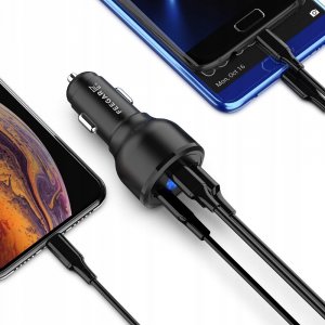 Ładowarka Feegar Rush Jednoczęściowa 2x USB-A 1x USB-C 9 A  (FeegarRush) 9