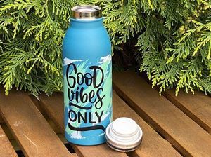 H&H Lifestyle H&H Lifestyle - Butelka Termiczna ze Stali Nierdzewnej, Good Vibes Only, 0,45l 3