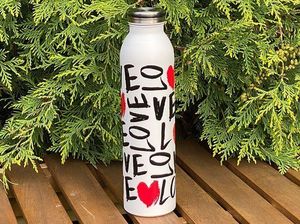 H&H Lifestyle - Butelka Termiczna ze Stali Nierdzewnej, Love, 0,75l 2