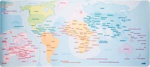 Podkładka Grupoerik Mapa świata (MGGE010) 1