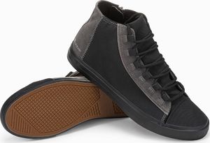 Ombre Buty męskie trampki T343 - czarne 41 5