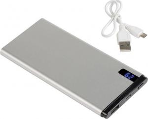 Powerbank Upominkarnia Indicator 10000mAh Srebrny 1