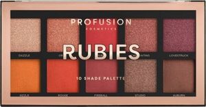 ProFusion Profusion Rubies Eyeshadow Palette paleta 10 cieni do powiek 1