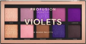 ProFusion Profusion Violets Eyeshadow Palette paleta 10 cieni do powiek 1