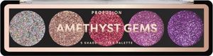 ProFusion Profusion Amethyst Gems Eyeshadow Palette paleta 5 cieni do powiek 1