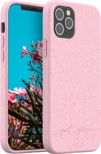 Just Green Etui 100% Eco iPhone 12 / 12 Pro Różowy 1