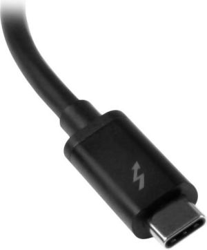 Adapter USB StarTech USB-C - USB-C Czarny  (TBT3TBTADAP) 2
