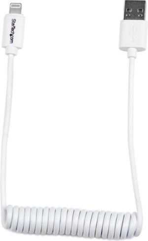 Kabel USB StarTech Lightning 0.6m Biały (USBCLT60CMW) 1