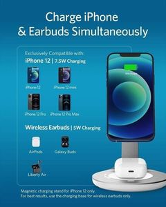 Ładowarka Anker Magnetic 2w1 Indukcyjna 2.4 A (A2540G21) 3