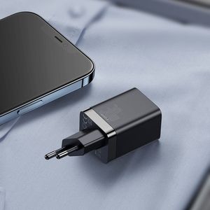 Ładowarka Baseus Super Si Pro 1x USB-A 1x USB-C 3 A (BSU2903BLK) 12