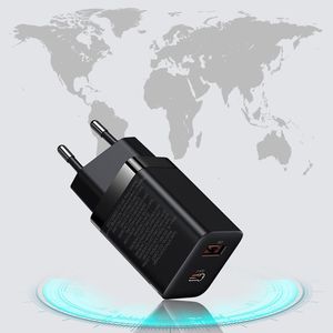 Ładowarka Baseus Super Si Pro 1x USB-A 1x USB-C 3 A (BSU2903BLK) 18