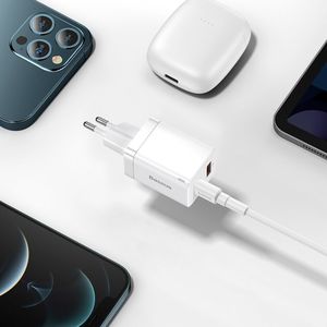 Ładowarka Baseus Super Si Pro 1x USB-A 1x USB-C 3 A (BSU2902WHT) 11