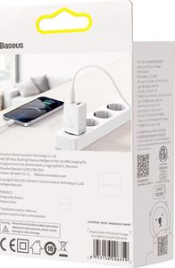 Ładowarka Baseus Super Si Pro 1x USB-A 1x USB-C 3 A (BSU2902WHT) 6