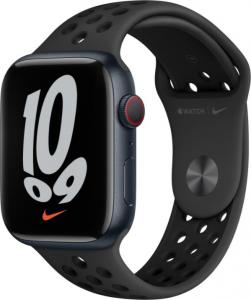 Smartwatch Apple Watch Series Nike 7 GPS + Cellular 41 mm Czarny  (MKJ43FD/A) 1