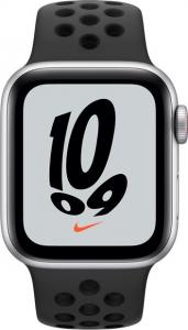 Smartwatch Apple Watch SE Nike GPS + Cellular 40mm Silver Alu Platinium Sport Czarny  (MKR53FD/A) 2
