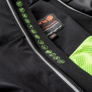 Kurtka narciarska męska Iguana Ambler Czarna r. L 7