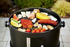Garden King Multi Grill z wędzarnią węglowy 40 cm x 40 cm 2
