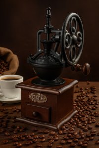 Młynek do kawy De Gusto Ręczny tradycyjny - do mielenia kawy, przypraw Costa Rica Retro 2