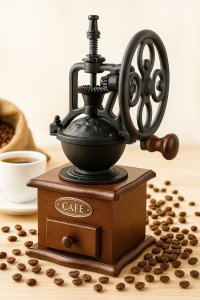 Młynek do kawy De Gusto Ręczny tradycyjny - do mielenia kawy, przypraw Costa Rica Retro 4