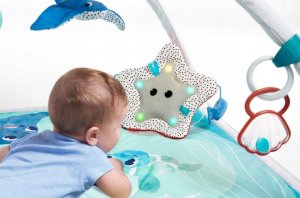 Tiny Love Mata edukacyjna z pałąkami i karuzelą - Skarby Oceanu 2w1 2