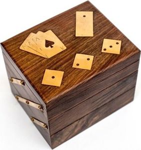 Giftdeco Zestaw gier COMBO - domino, karty, kości 2