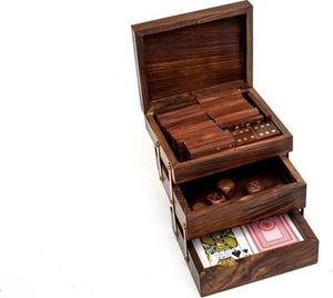 Giftdeco Zestaw gier COMBO - domino, karty, kości 3