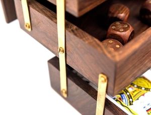 Giftdeco Zestaw gier COMBO - domino, karty, kości 4