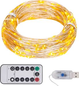 vidaXL Lampki świąteczne, 40 m, 400 micro LED, ciepła biel, 8 funkcji 1