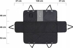 Mersjo Pokrowiec do samochodu dla psa 11