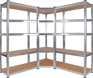 Severno Regał magazynowy garażowy narożny galwanizowany CS9040G 8