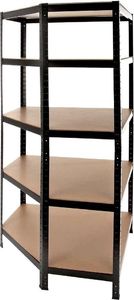 Severno Regał magazynowy garażowy narożny czarny CS9040P 3